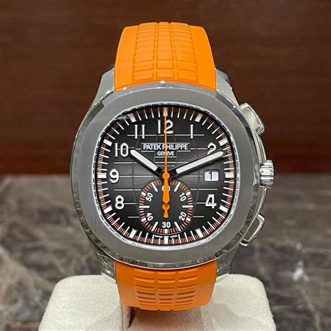 patek philippe aquanaut orange|philippe patek aquanaut price.